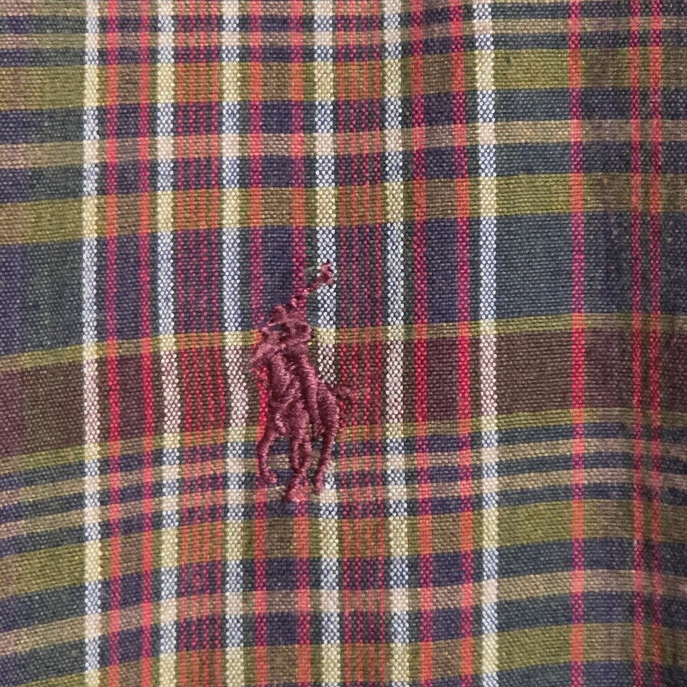 Ralph Lauren Mens Large Blake Collection Plaid Button Down Shirt Fall - Picture 3 of 6